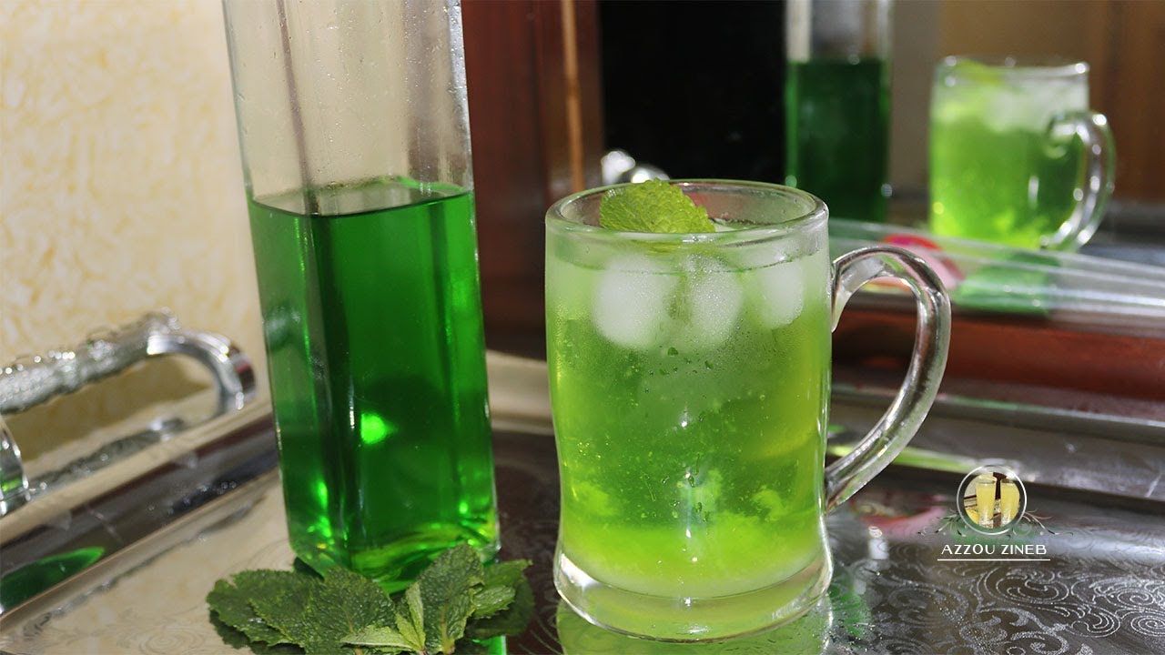 بدرهم 1🍸 مشروب النعناع  موخيتو منعش و مركز  النعناع المنزلي🍸سيرو النعناع 🍸 Mojito / sirop de menthe