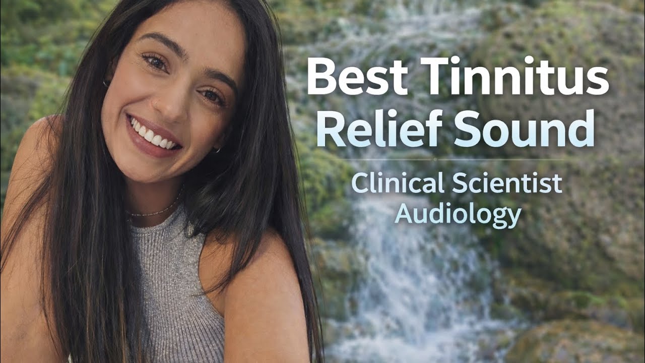 Best Tinnitus Relief Sound Therapy | Continuous Waterfall Masking | 