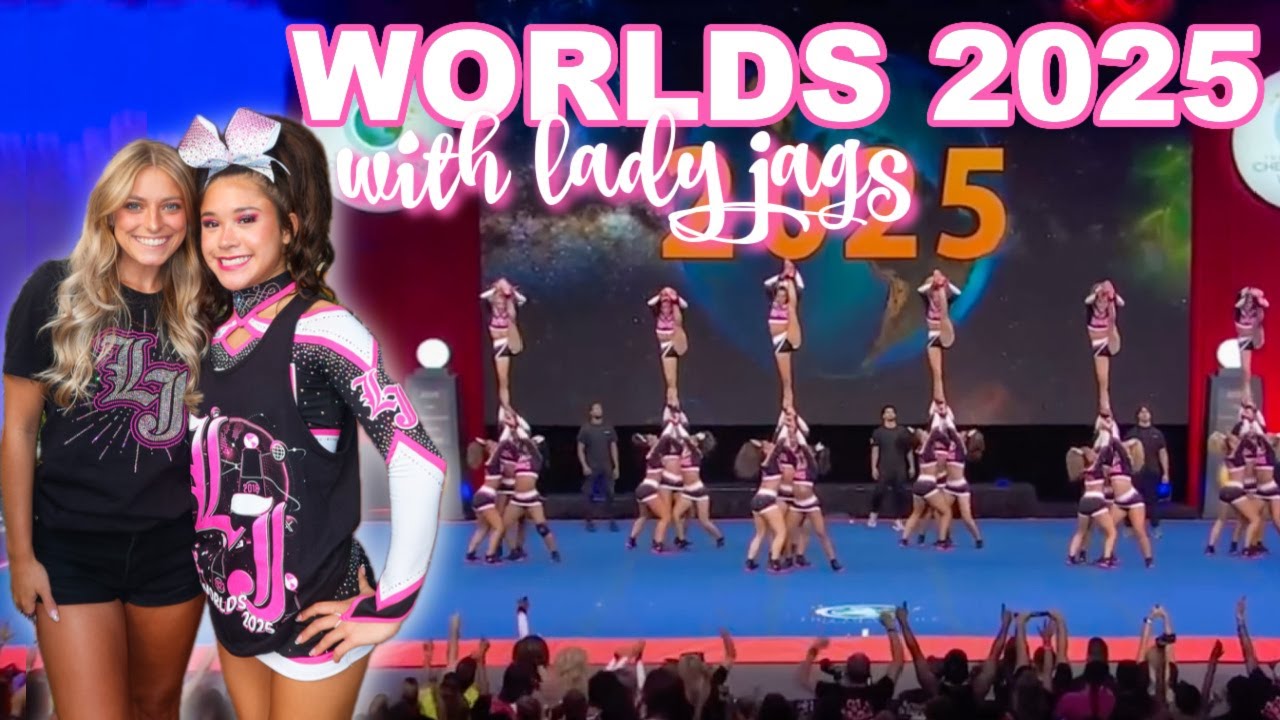 CHEERLEADING WORLDS 2025 VLOG: with lady jags