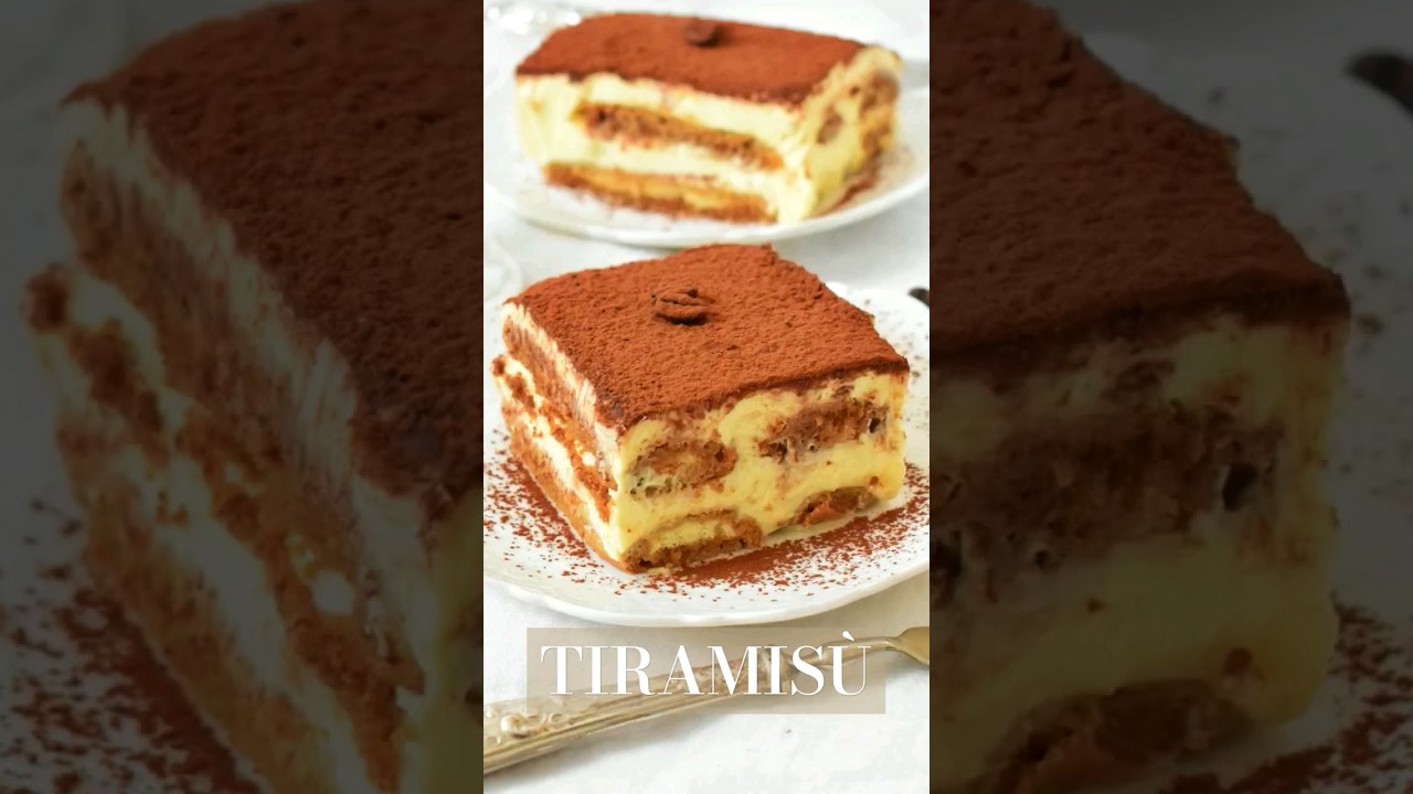 Oryginalny przepis na włoskie TIRAMISU z biszkoptami savoiardi ☕ #food