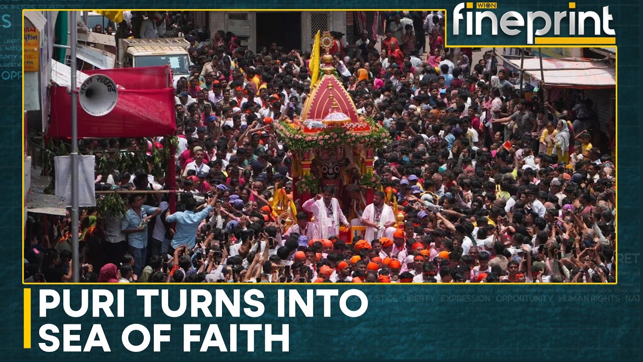 Puri Rath Yatra: Millions Throng Puri To Offer Prayers To The Trinity | WION Fineprint