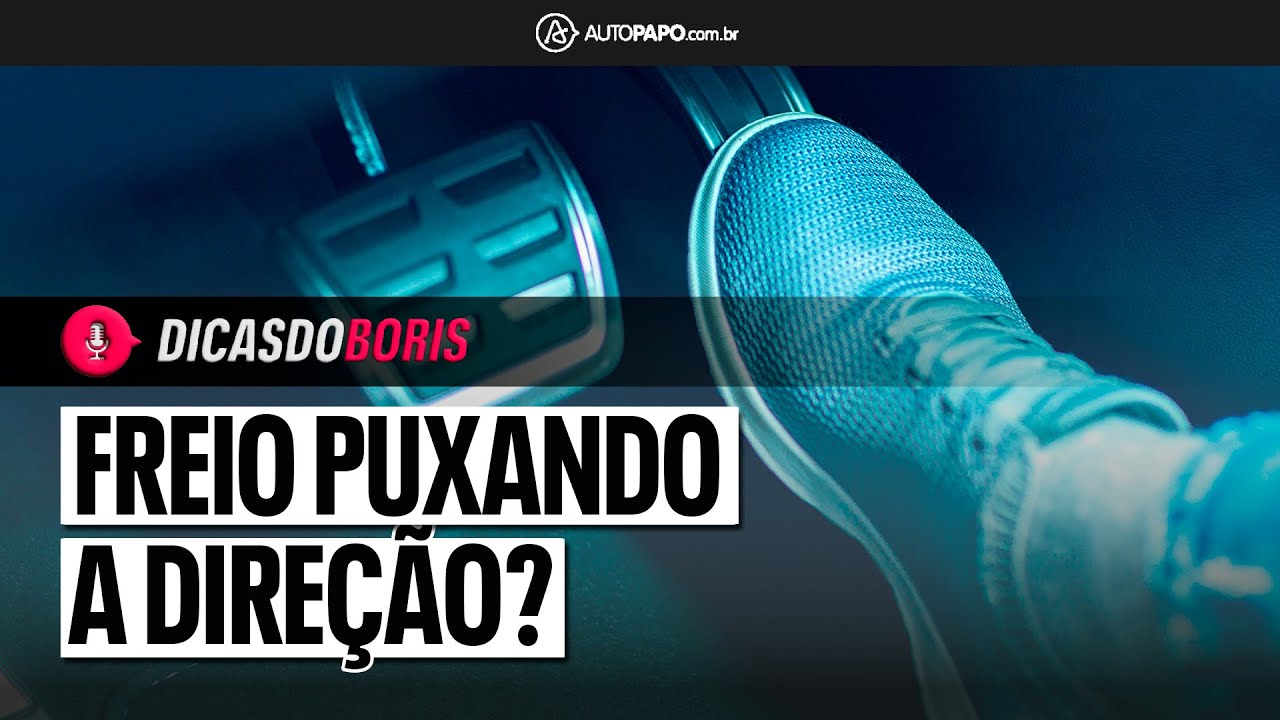 POR QUE CARRO PUXA PARA LADO QUANDO SE PISA NO FREIO?
