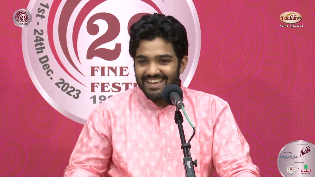 Bharath Narayan (Vocal Concert) - Mudhra’s 29th Fine Arts Festival