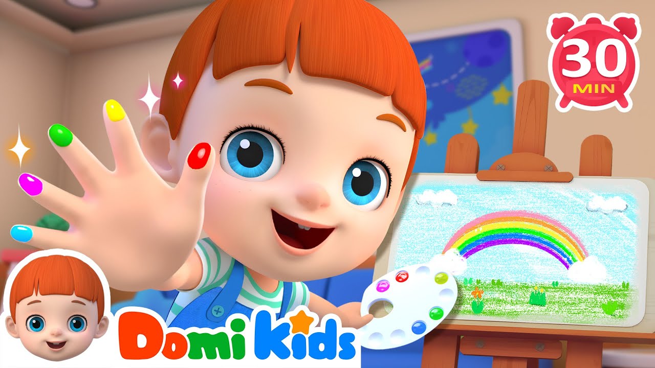 Finger family❤️&More | Kids Songs and Nursery Rhymes | Sing Along Domikids