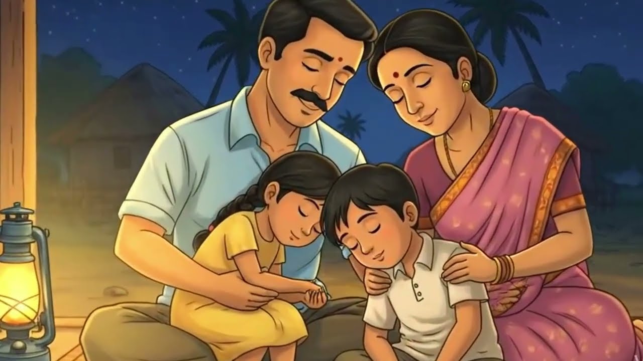 Quiet Morning in an Indian Village — A Peaceful Family Story