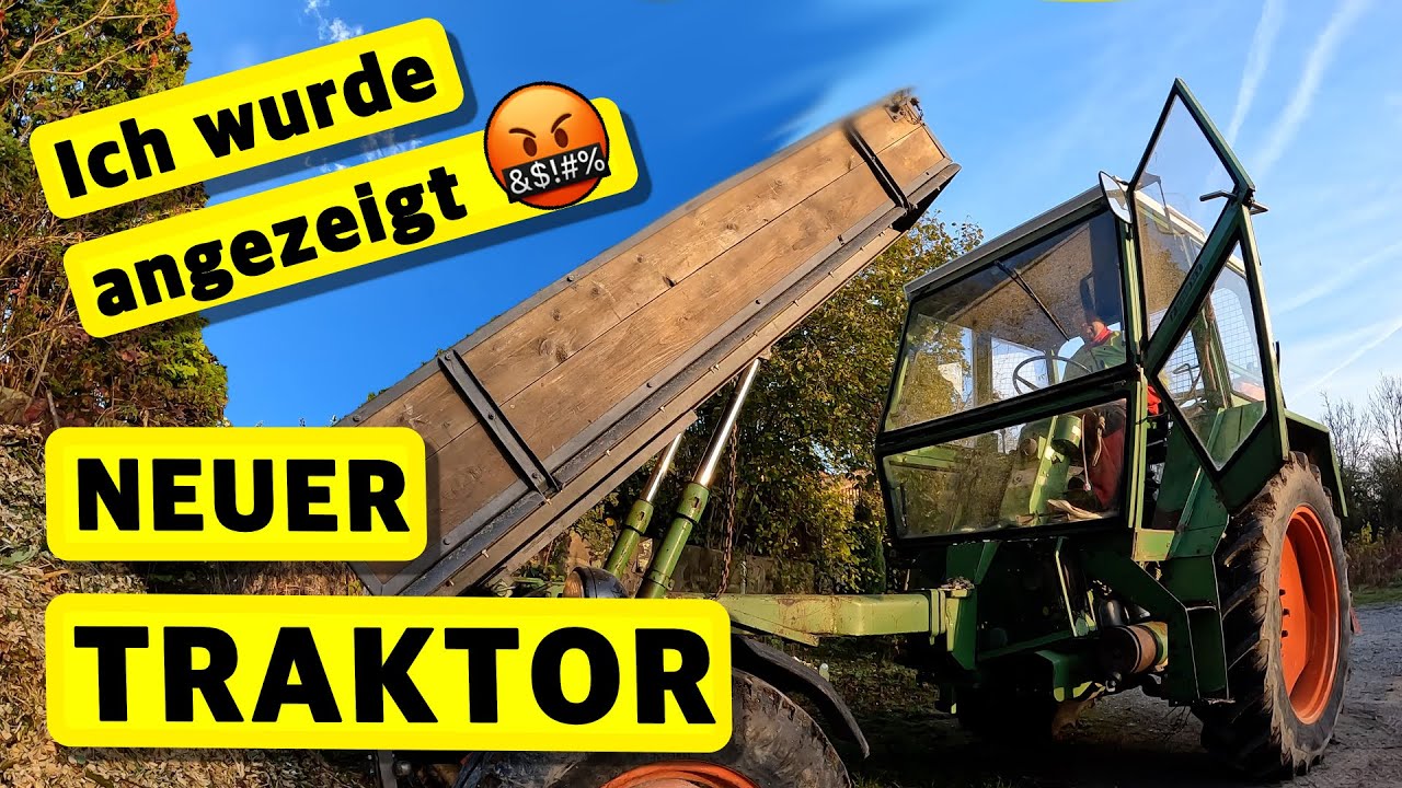 Ich wurde ANGEZEIGT | Neuer Traktor | Perfekter Gartenhäcksler