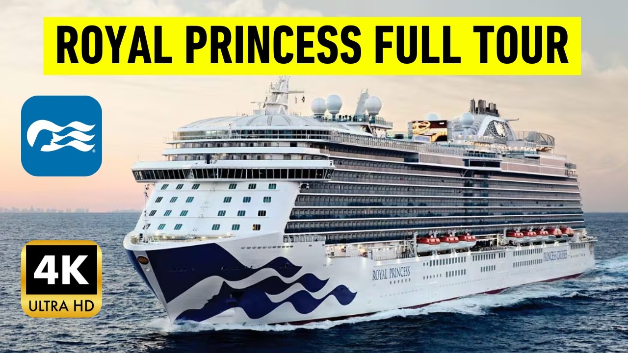 ROYAL PRINCESS — полный тур в формате 4K по круизному лайнеру Royal Princess!