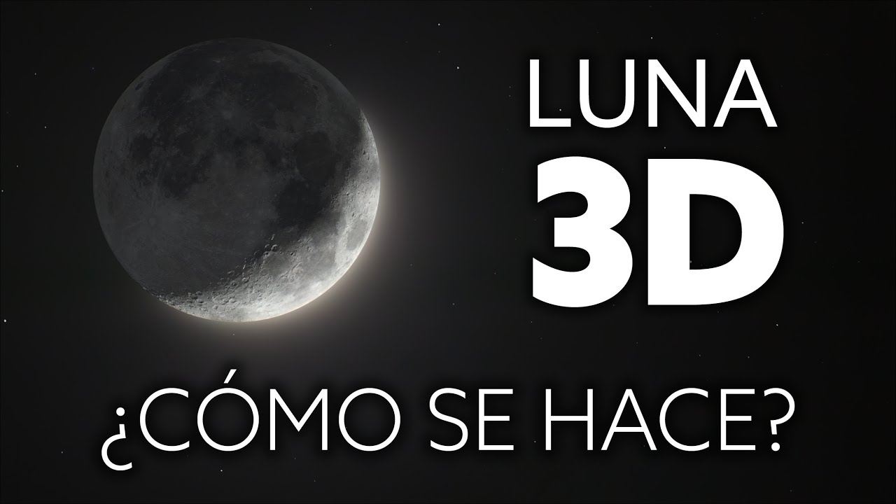 Super HDR LUNAR: La LUNA en 3D 😎🌒