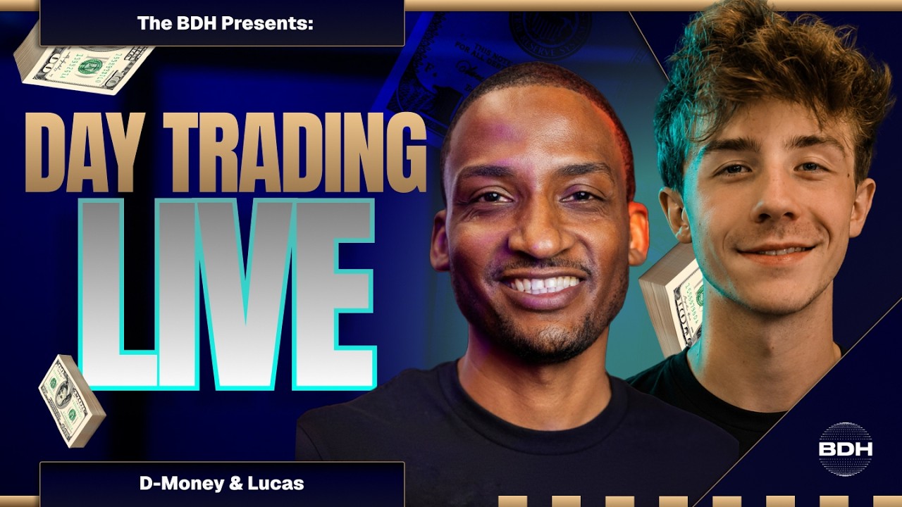 DAYTRADING LIVE!!! DMONEY and LUCAS!!!