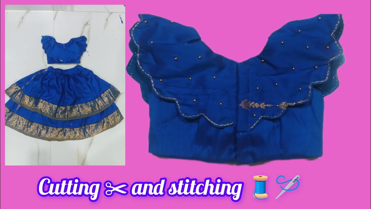 crop top design for 2year kid cutting✂️ and stitching🧵 #fashion#babyclothes #stitching #for you#diy