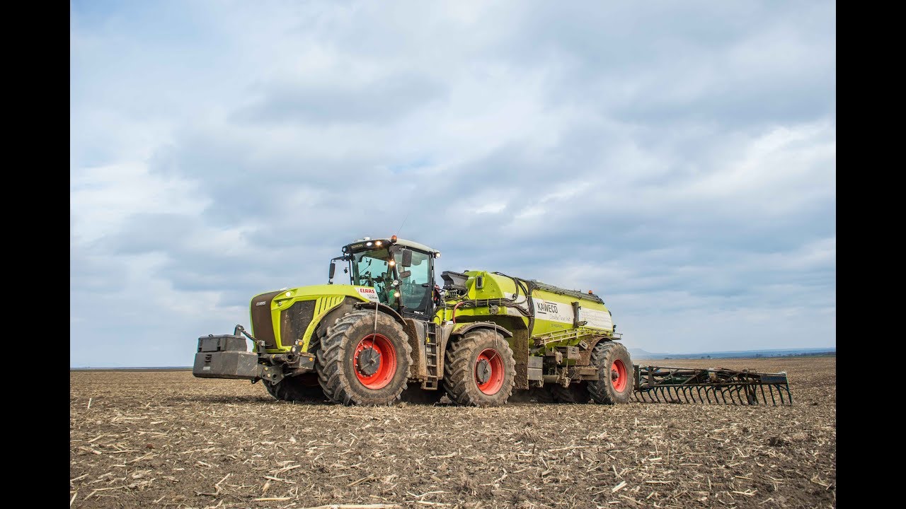 Claas Xerion 5000 + KAWECO Double Twin Shift | Slurry Injection