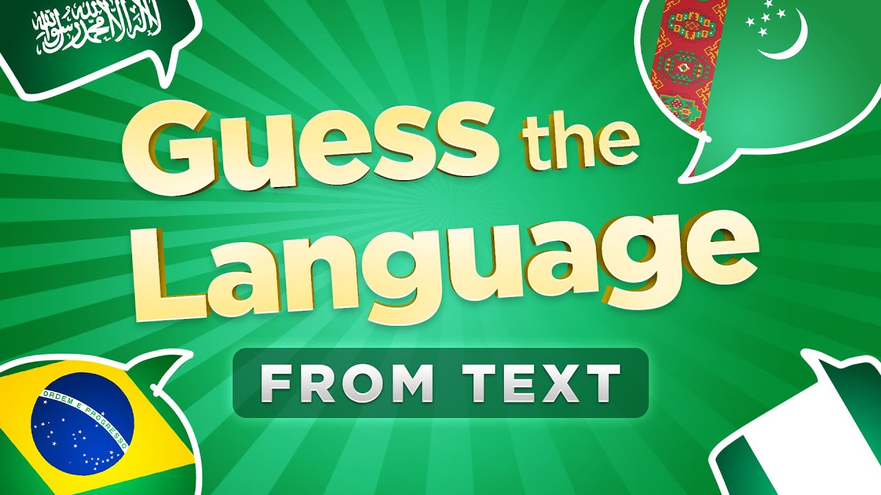 Guess the Language (From Text) #4 | Multiple Choice Quiz!