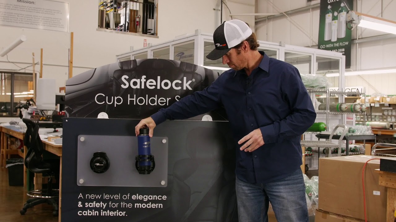 The Safelock Cup Holder System by Precise Flight
