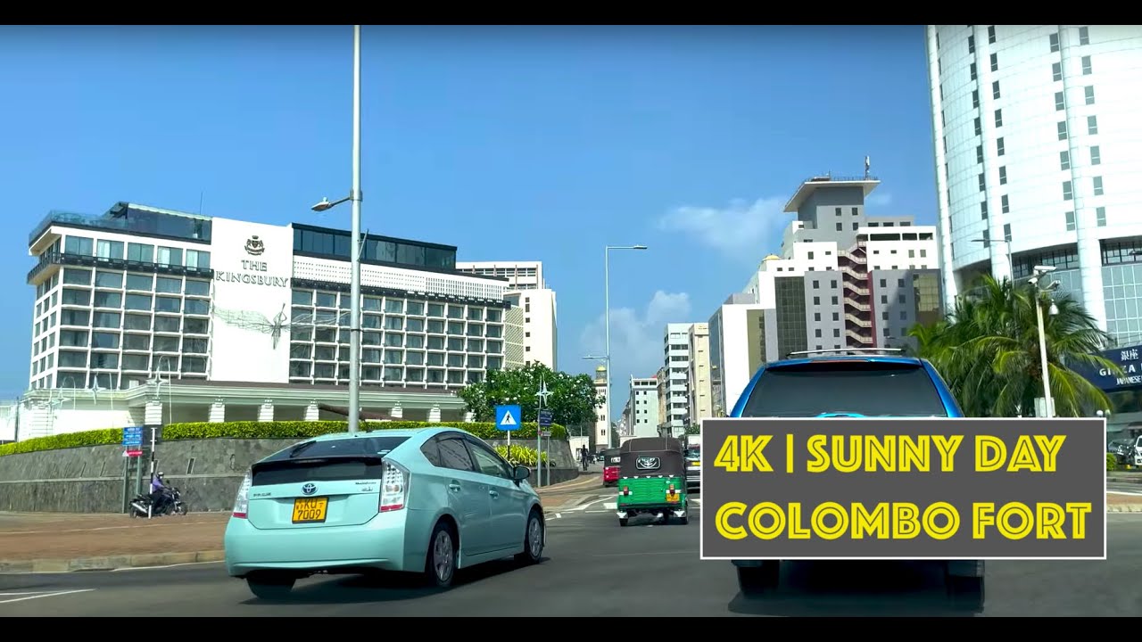4K | Colombo 03 to Colombo Fort | Sri Lanka