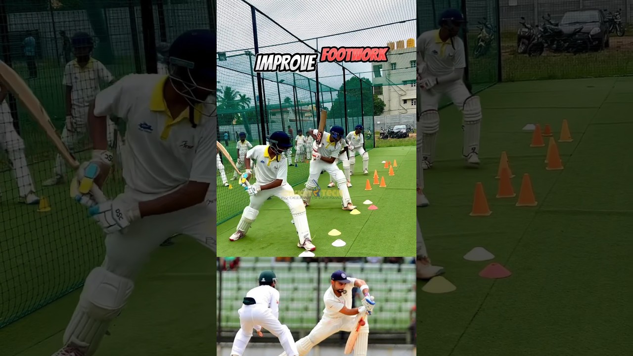 How to improve batting Batting footwork drills cricket drills #cricket #shortsfeed #batting #yt #for