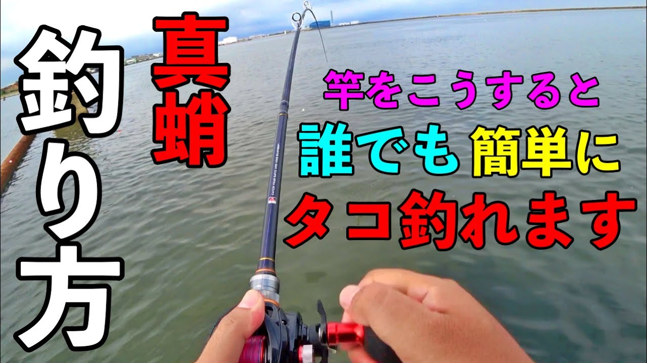 タコ釣り初心者でも簡単に釣れるタコの釣り方教えます！【タコ釣り堤防】【オクトパッシング】