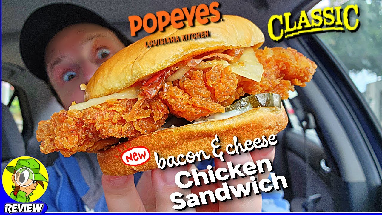 Popeyes® КЛАССИЧЕСКИЙ СЭНДВИЧ С БЕКОНОМ И СЫРОМ И КУРИЦЕЙ ...