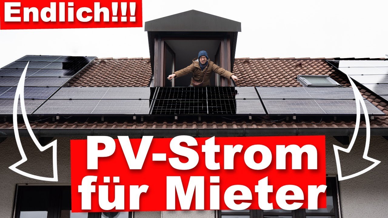 PV Anlage & Speicher liefern günstigen Strom für Mieter