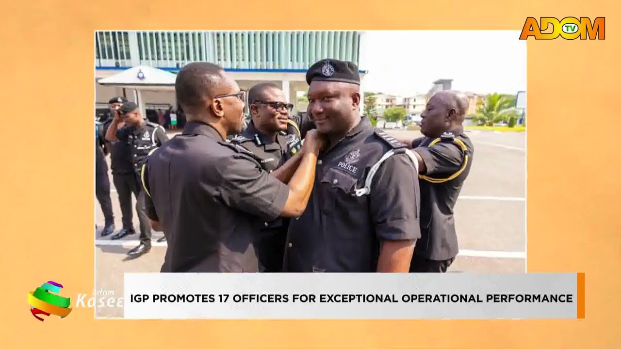 IGP Promotes 17 Officers for Exceptional Operational Performance