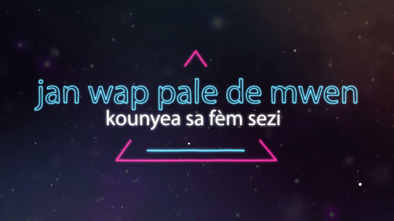 Wanito - Kisa'm te fèw ki mal (Lyric Video)