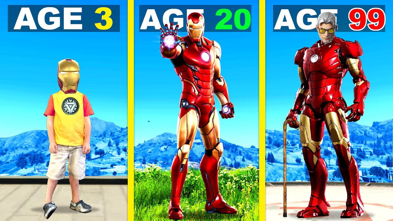 Surviving 99 YEARS As IRON MAN In GTA 5 ...