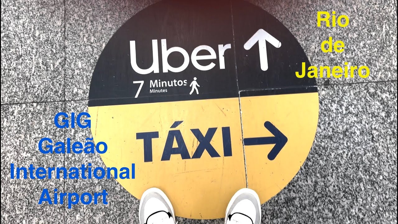 Uber in Rio de Janeiro from international airport GIG, how much is cost and where is Uber parking