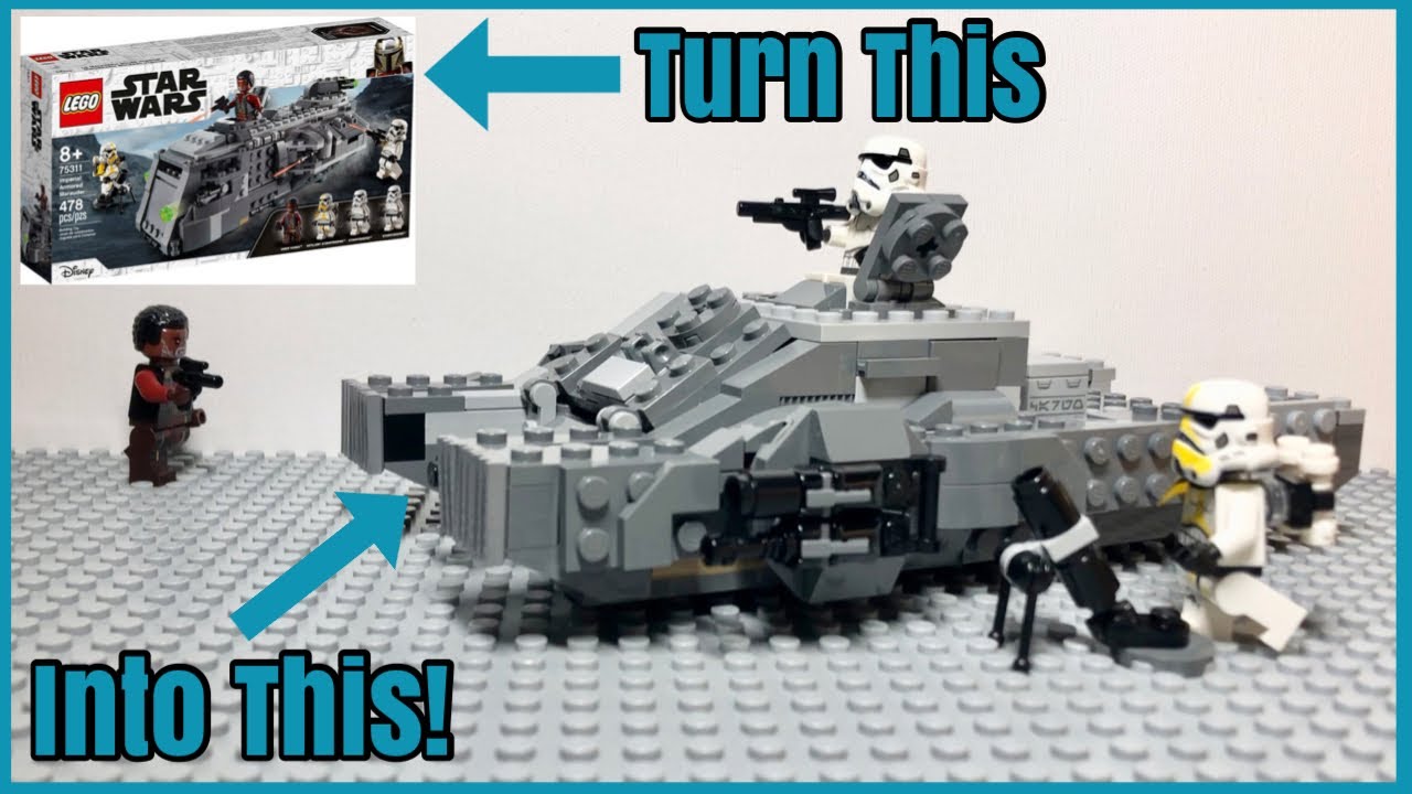 LEGO Star Wars Imperial Assault Hovertank!! Imperial Armored Marauder set 75311 Alternate Build!!