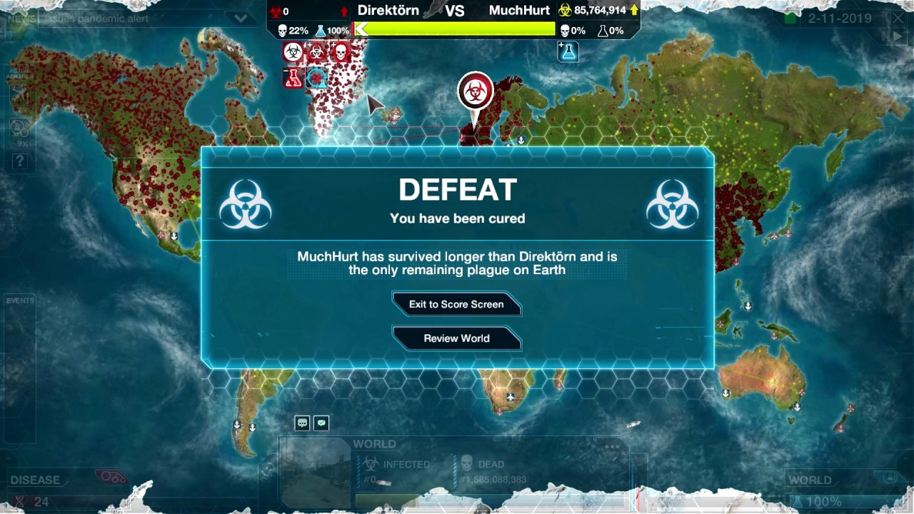 DIREKTÖRN VS MUCHPAIN | Plague Inc:  Evolved