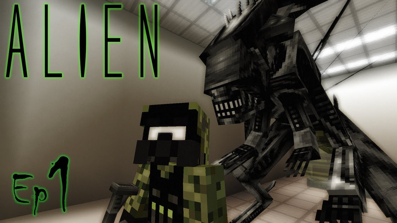 ALIEN Minecraft HORROR Video | Ep 1: Xenomorph QUEEN | Mallowsaur