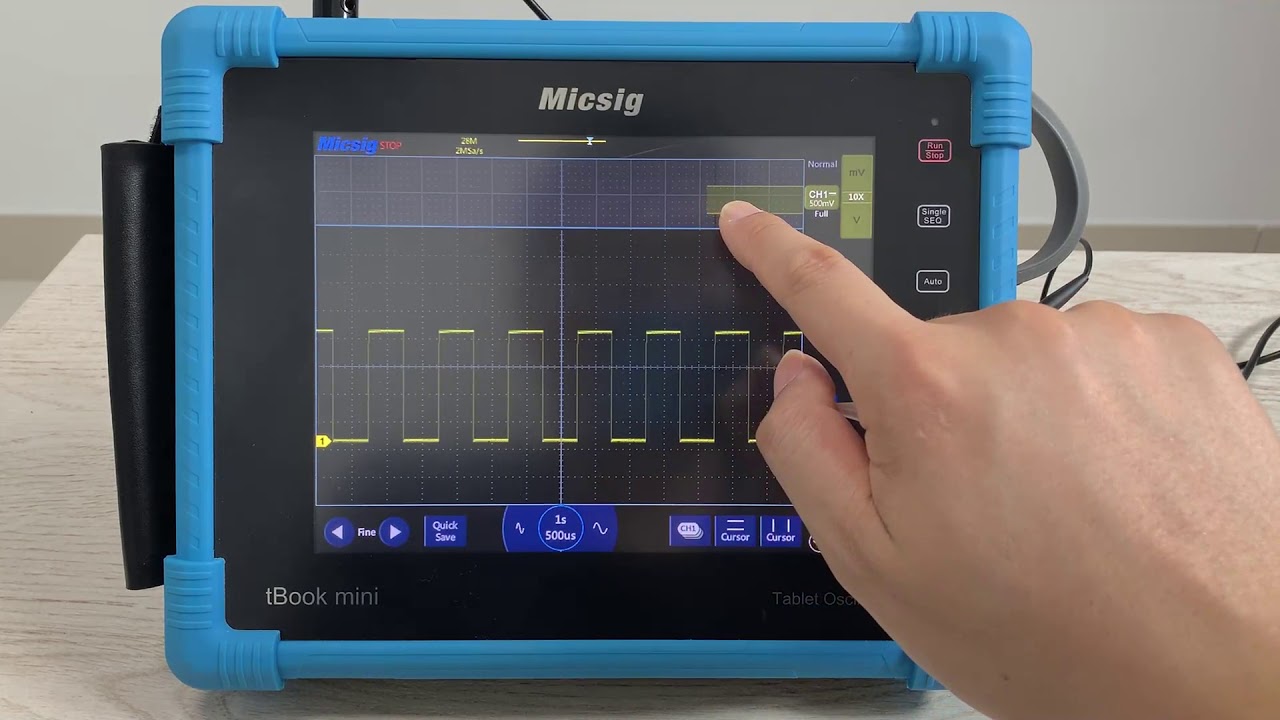 Micsig Tablet Oscilloscope ZOOM Function