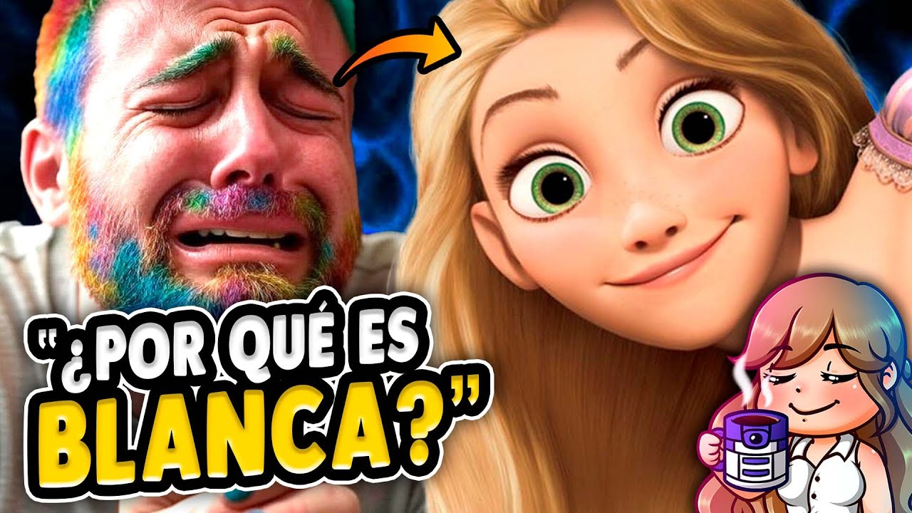 🤣 PERIODISTA PROGRE SE INDIGNA PORQUE RAPUNCEL SERÁ BLANCA 🤣