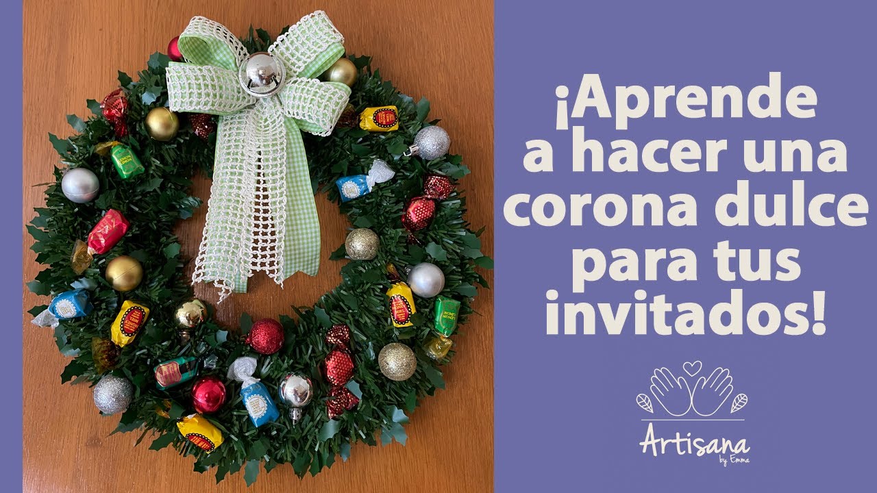 ¡Aprende a hacer una dulce corona para tus invitados!