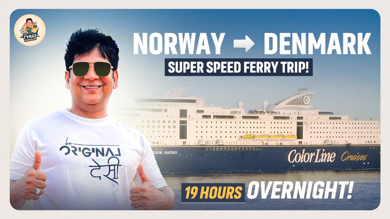 Epic 19-Hour Ferry Journey from Norway to Denmark | Color Line Cruise Vlog