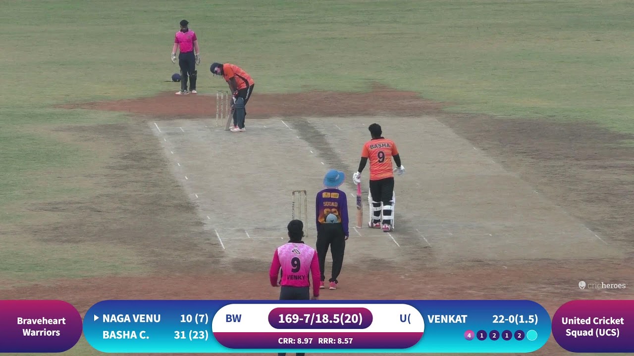 SUPERSTARS T20 LEAGUE 26 by S2 Sports | United Cricket Squad (UCS) vs Braveheart Warriors
