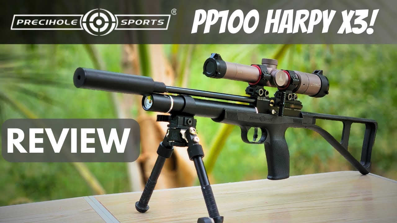 PP100 Harpy X3 | Обзор | Тестирование на 50 ярдов | preciholesports | Лучший пневматический писто...
