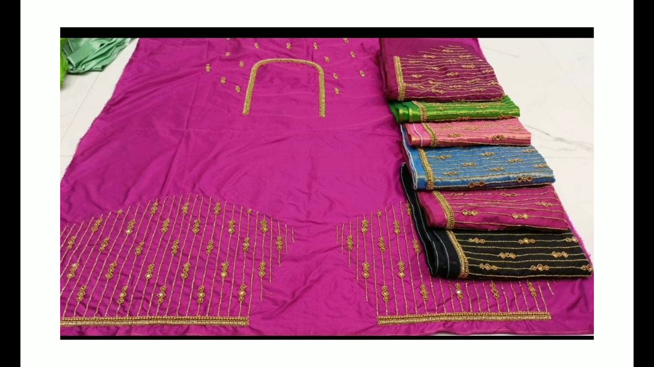 aari work blouse material available.,,,,