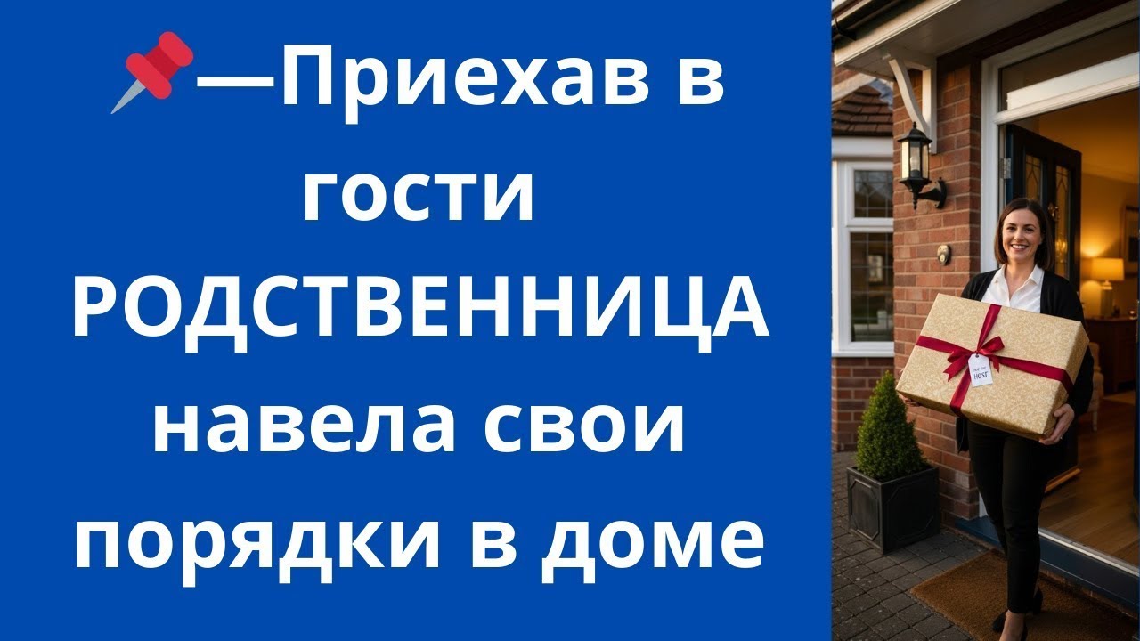 Приехав в гости РОДСТВЕННИЦА навела свои порядки в доме