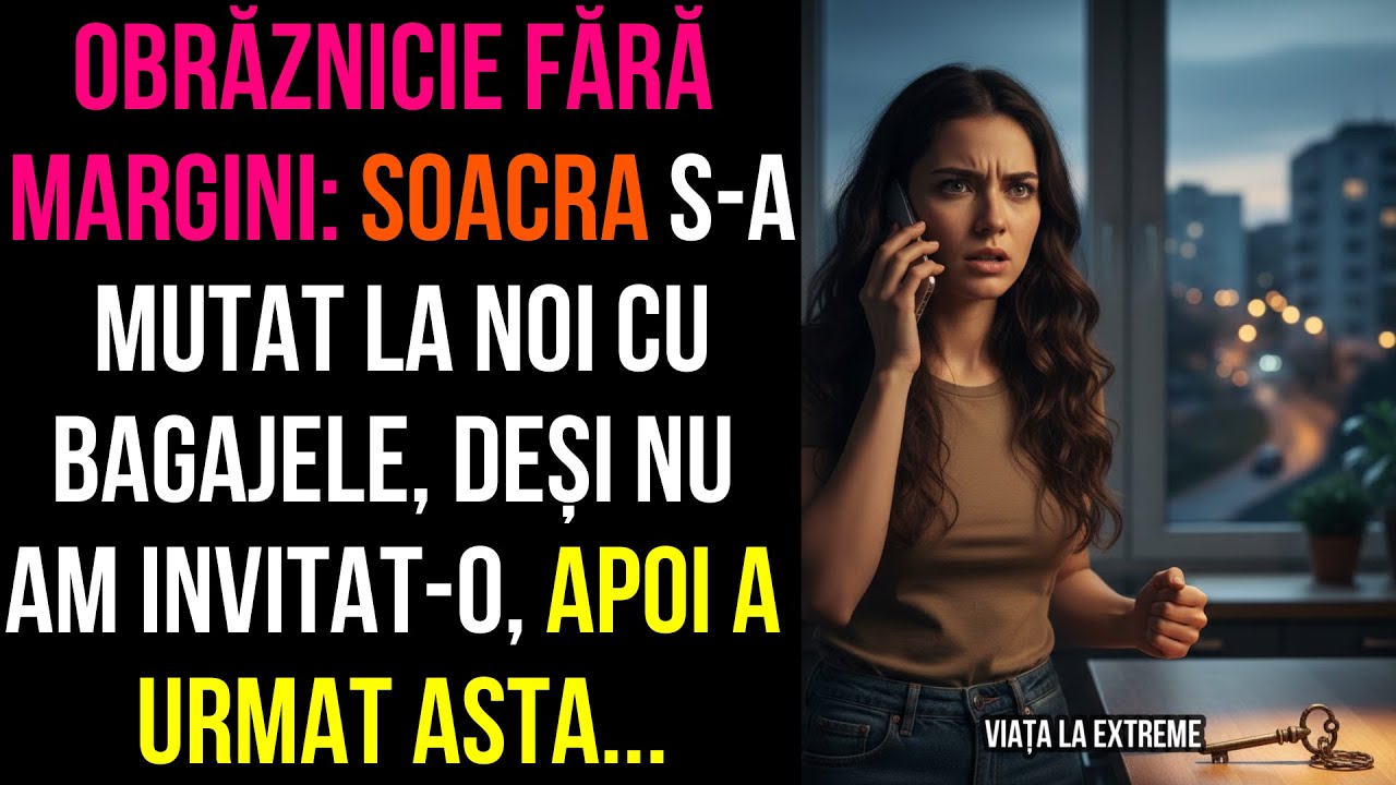 Obrăznicie fără margini: Soacra s-a mutat la noi cu bagajele, deși nu am invitat-o, apoi a urmat...