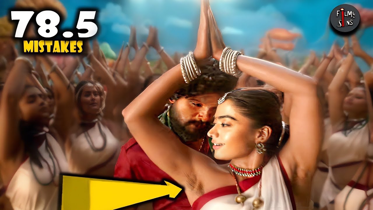 Plenty Mistakes In 𝗣𝘂𝘀𝗵𝗽𝗮: 𝗧𝗵𝗲 𝗥𝗶𝘀𝗲 - (78.5 Mistakes) In Pushpa | #Alluarjun