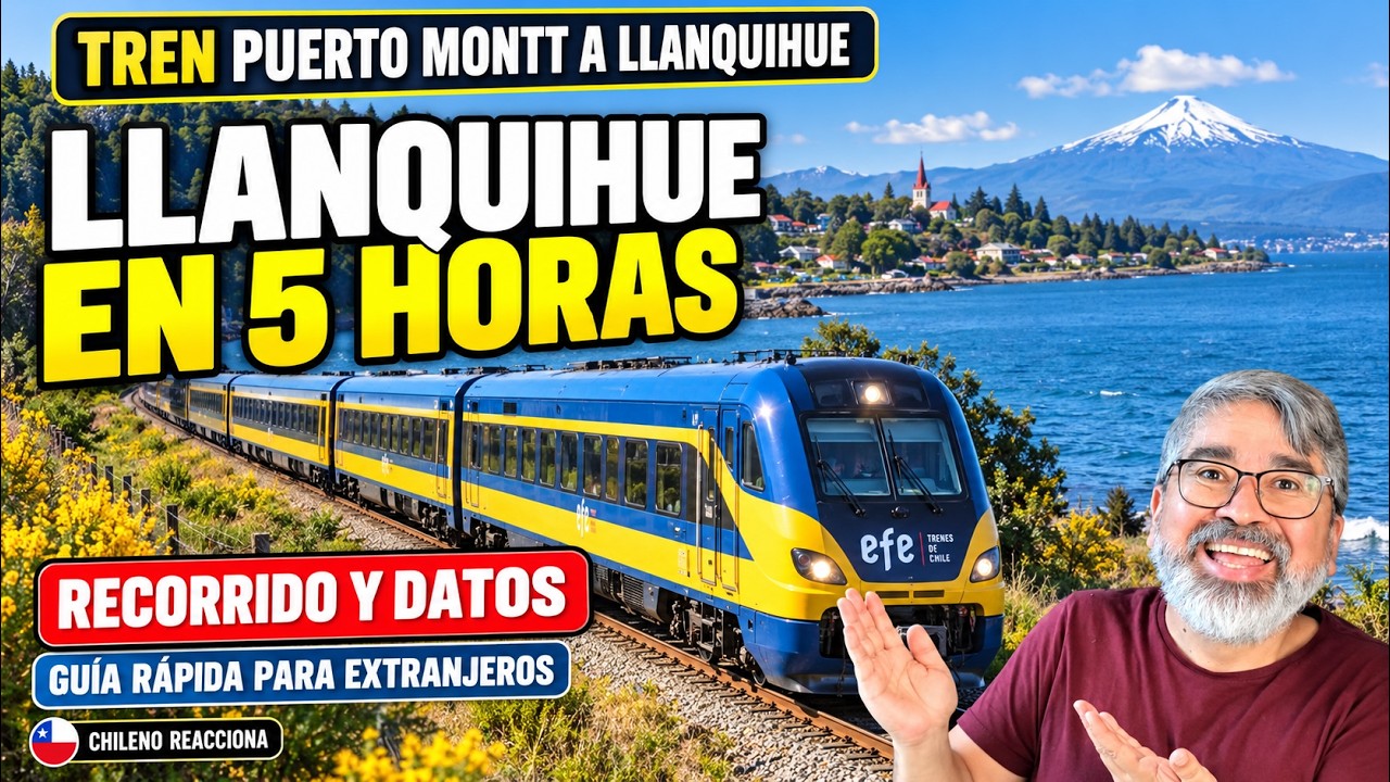 Reacción de Chileno¡El tren volvió al sur! El viaje más lindo de Chile 🇨🇱🛤️🌊 #Reacción #Chile #tren