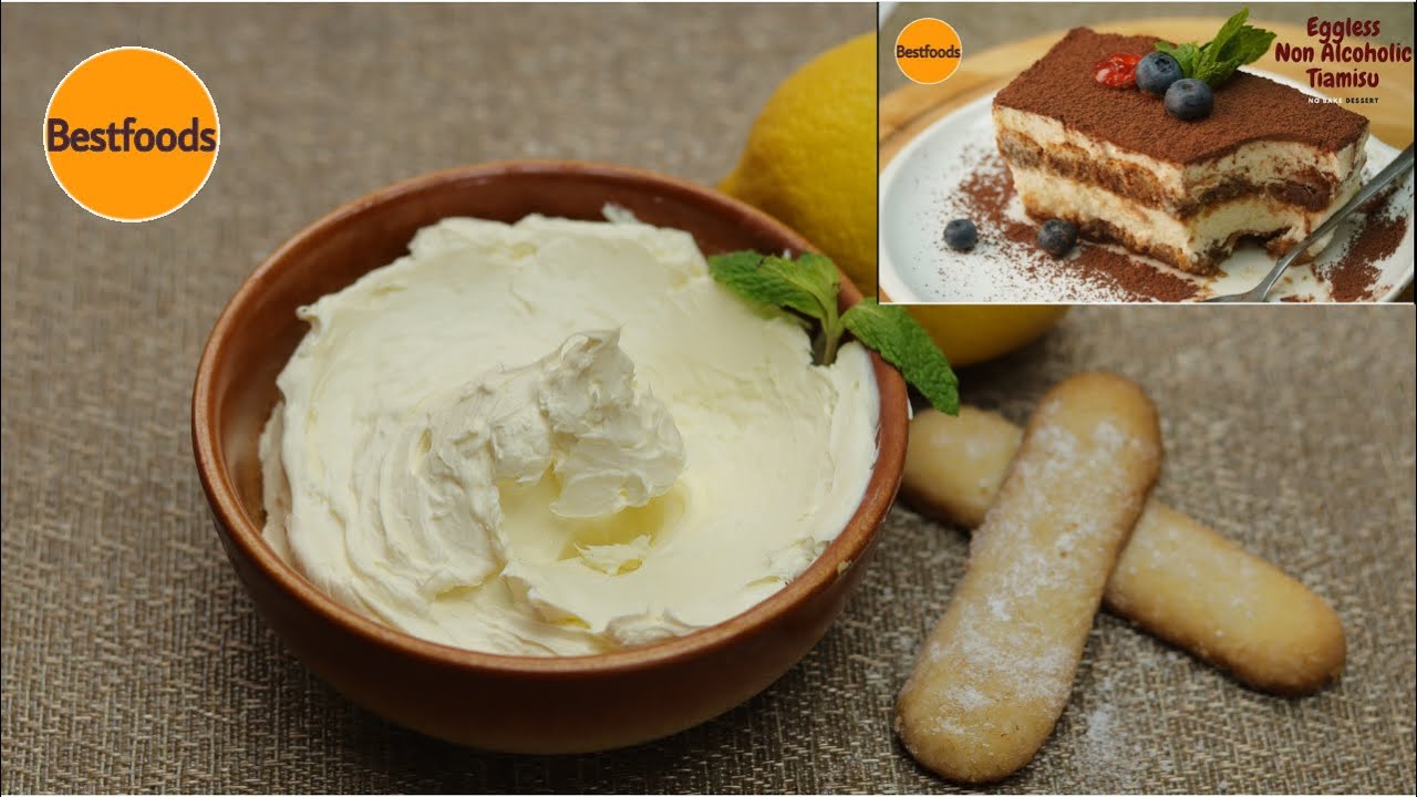 Mascarpone Cheese For Tiramisu│Homemade Mascarpone Cheese│2 Ingredients Mascarpone Cheese│Mascarpone