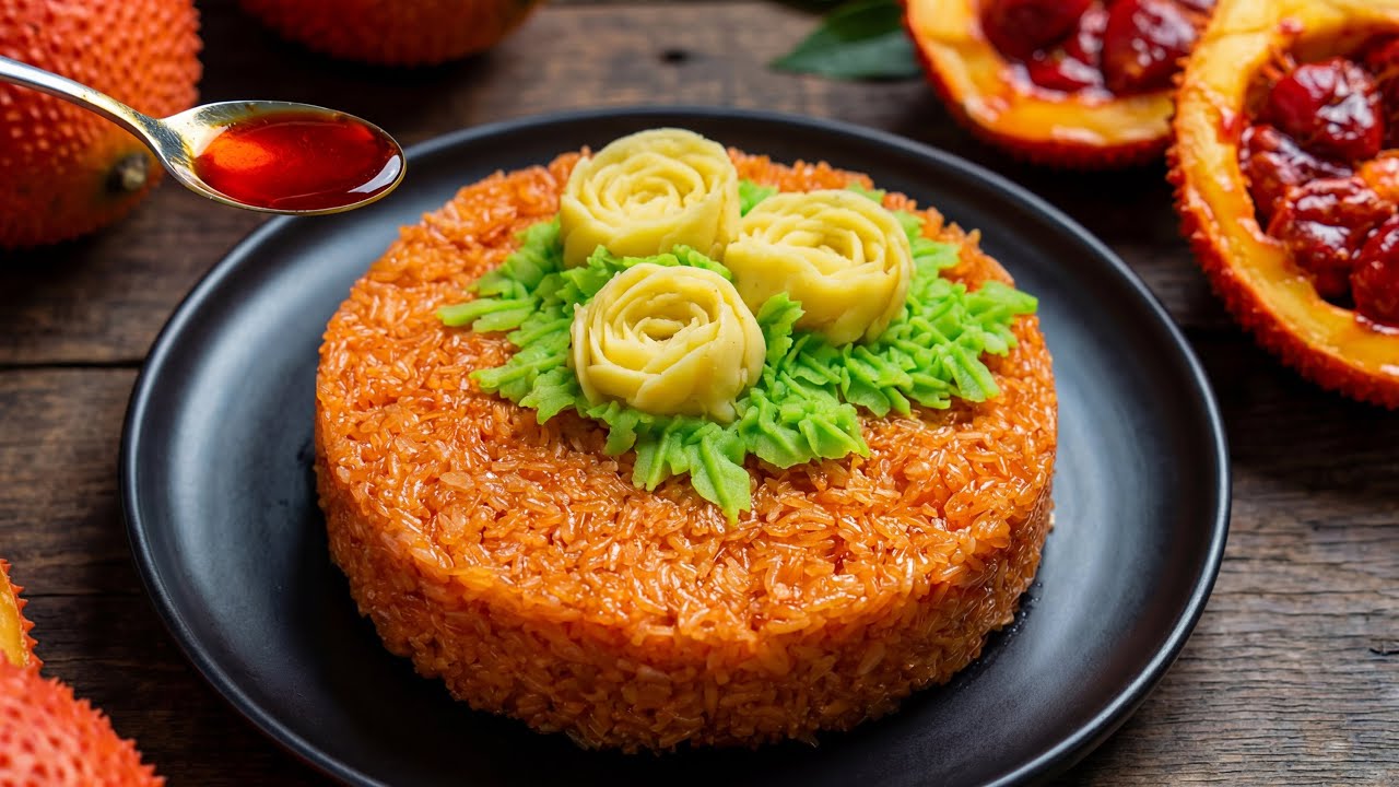 X&ocirc;i gấc đỏ au để qua đ&ecirc;m vẫn mềm dẻo, b&oacute;ng bẩy - B&iacute; quyết nhờ thứ &iacute;t ai nghĩ đến n&agrave;y