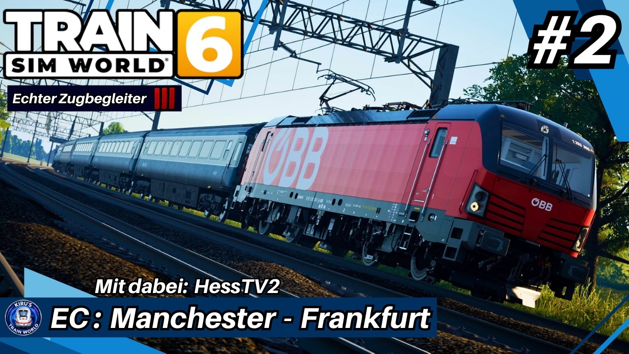 EC 3101: Manchester - Frankfurt #2 | Crewe - Birmingham | Train Sim World 6 | 🔊ANSAGEN🔊