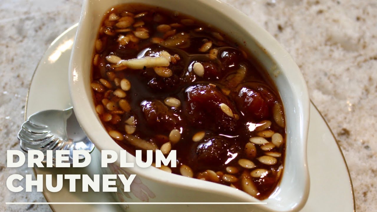 Dried Plum Chutney | Aloo Bukhara Ki Chutney