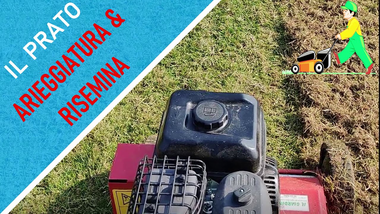 Arieggiatura del prato e risemina | Come rimuovere il feltro arieggiando il giardino e riseminare