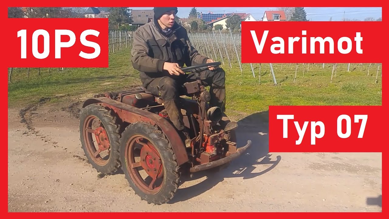 Kurbelstart und Ausfahrt: Varimot Typ 07 | Der Urtyp | Vari-Werke Lampertheim | Farymann Diesel