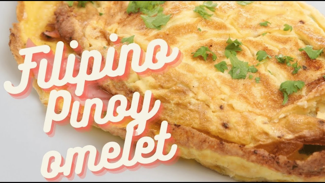 Pinoy Omelet  Filipino Ham & Cheese Omelette