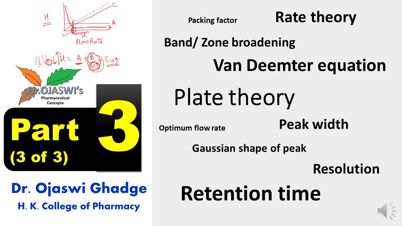 Theories in Chromatography Part 3_Rate Theory- Van Deemter equation
