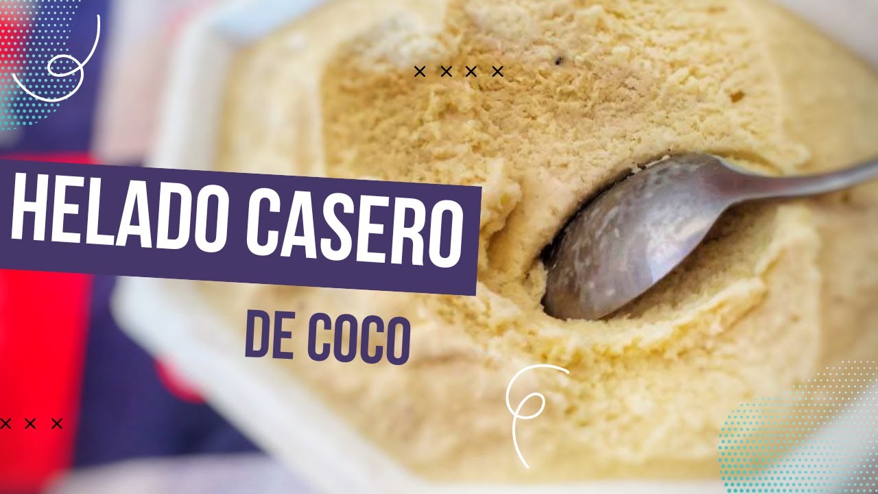 CÓMO HACER HELADO DE COCO CASERO sin crema de leche EN CUBA. HELADO ARTESANAL