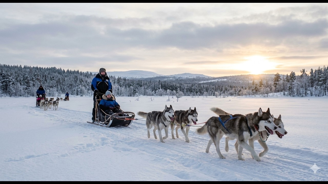 Murmansk Dog Sledding #travel #murmansk #dogsledding #imandra